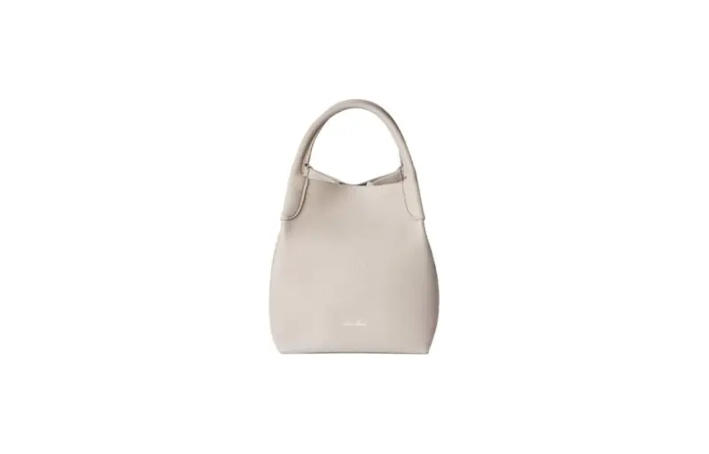 Loro Piana Calfskin Handbag Small Women's Gray