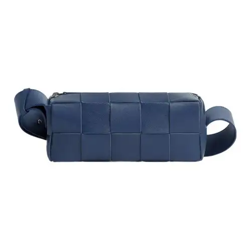 Bottega Veneta Brick Casstte Cow Leather Shoulder Bag, Crossbody Bag Small Men's Ocean Blue