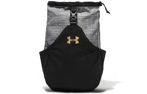 Under Armour Under Armour Polyester Shoulder Bag, Crossbody Bag Regular Unisex Gray Black