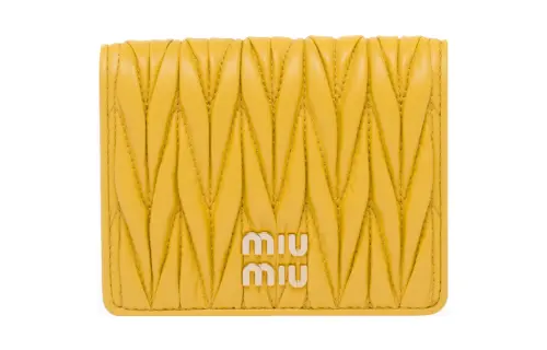 MIU MIU Matelassé Wallets