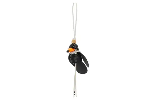 LOEWE Cow Leather With Resin Bag Accessory Women's Black & Soft White