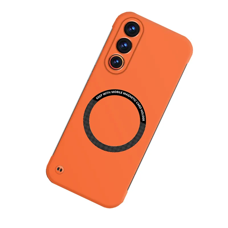Baoguang TPU material, frameless magnetic anti-fingerprint lens, full package protection, personalized bare phone, great feel, anti-fall, mobile phone case, suitable for Meizu 21Pro, MEIZU20Pro/18x/18s, business style minimalist style