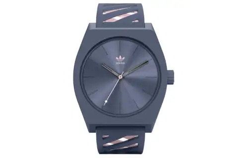 Adidas Originals Wrist Watches Quartz Movement Silicone Strap 38mm Blue Dial Women's Watch ['50', 149262]m Waterproof