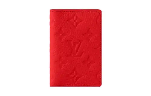 LOUIS VUITTON Pocket Organizer Taurillon Colormania Red