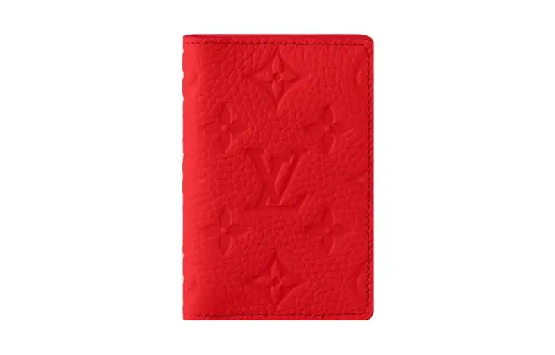 LOUIS VUITTON Pocket Organizer Taurillon Colormania Red