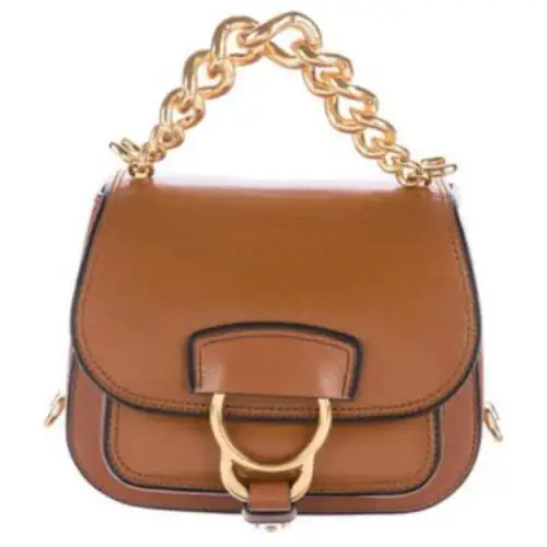 MIU MIU Leather Shoulder Bag, Crossbody Bag Women's Brown