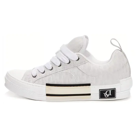 DIOR B23 Skater Low Top Cream DIOR Oblique Jacquard