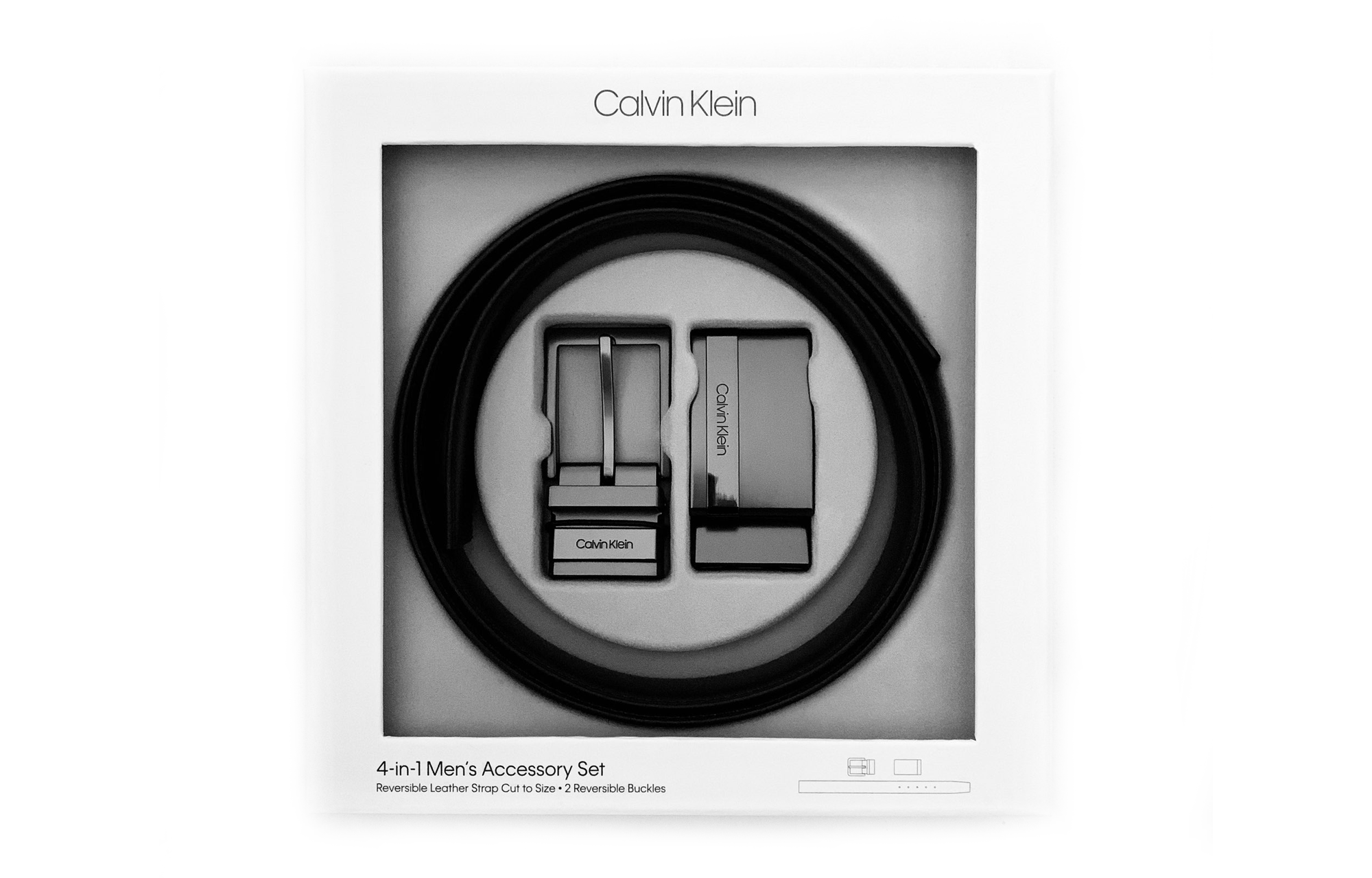 Calvin Klein Кэлвин Клиин стрелка с застежкой Кожаный ремень мужской стиль черный Коричневый цвет соответствует 122*3,1 см