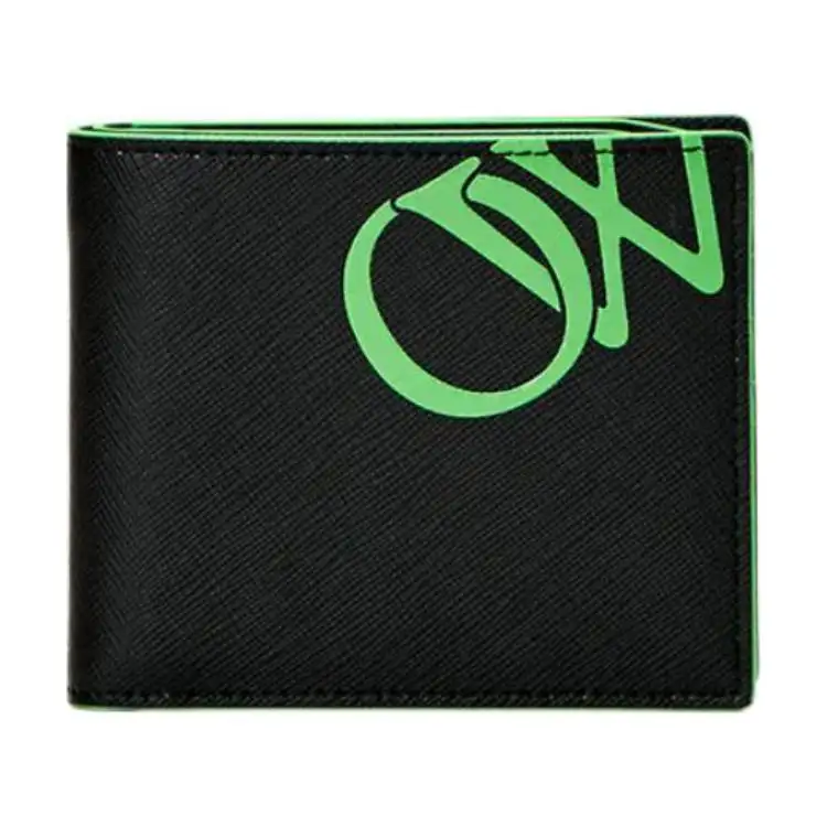 OFF-WHITE two-tone bi-fold wallet