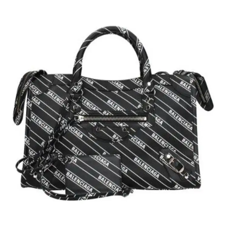 Balenciaga Leather Handbag Women's Black