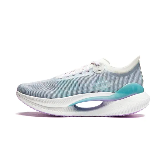 LINING Jueying 2 Essential Running Shoes Women's Low-Top Ivory/Vero Rose Purple