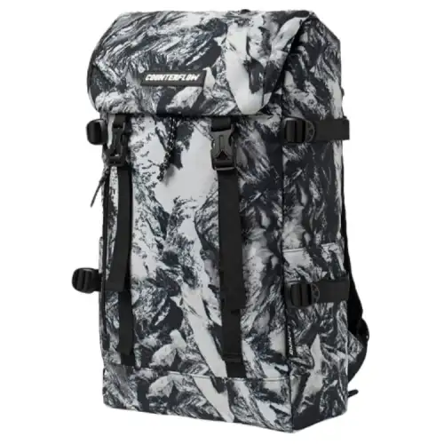 Li Ning Fabric Backpack Unisex Black White