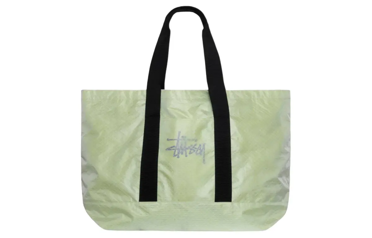 Stussy Nylon Handbag, Shoulder Bag Extra Large Women's Lime