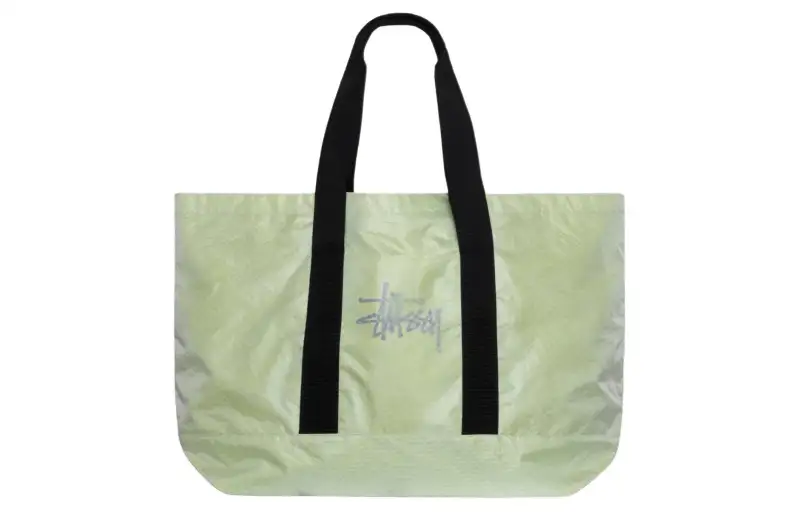 Stussy Nylon One Shoulder Handbag Extra Large Women's Lime