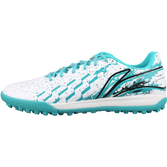 LINING Soccer Shoes Men Low-Top Porcelain Green White