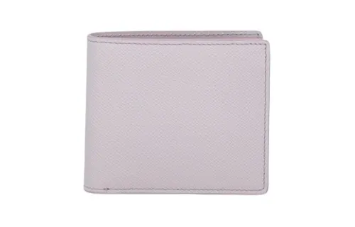 Maison Margiela Grain Calfskin Card Holder, Wallet Women's Light Purple