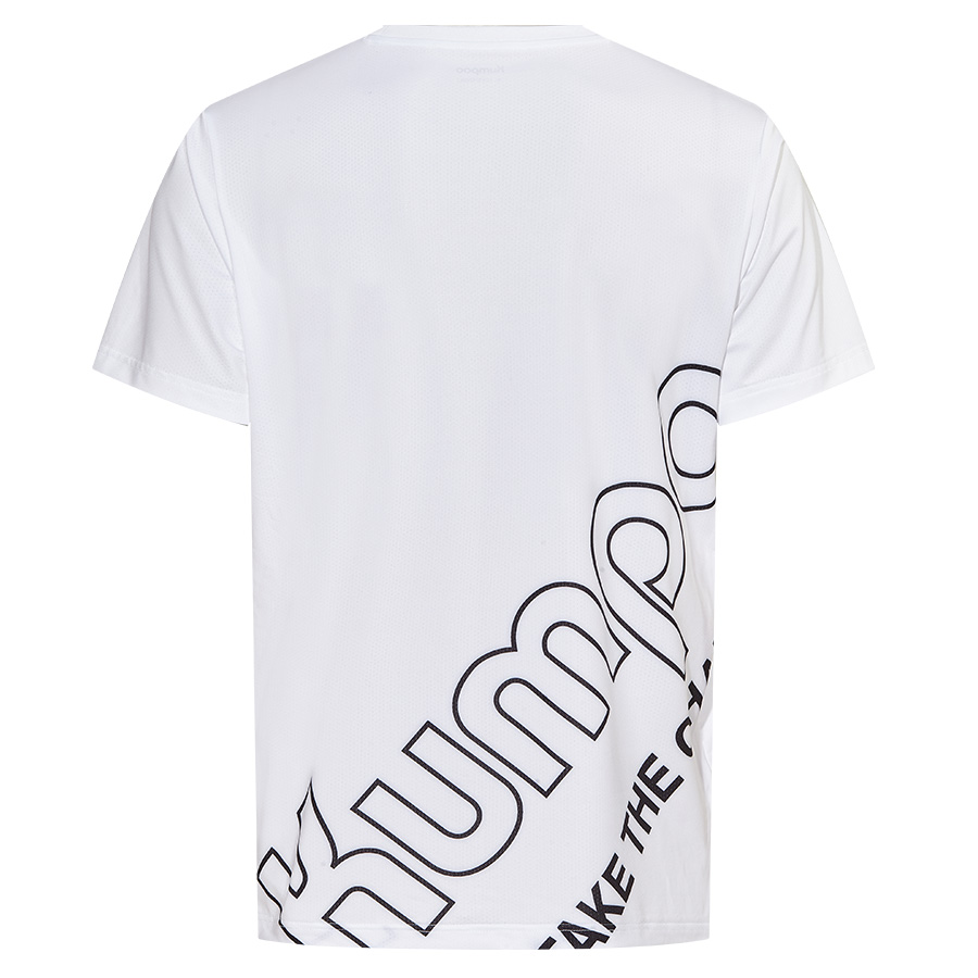 KUMPOO Badminton Jersey Unisex White