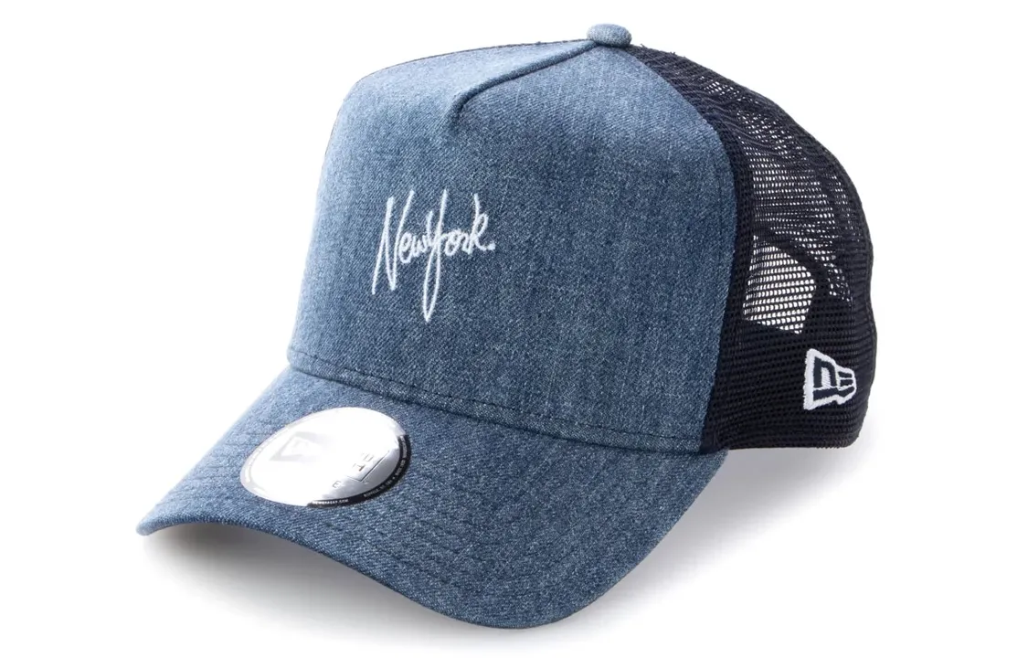 New Era Cotton Baseball Caps Unisex Blue