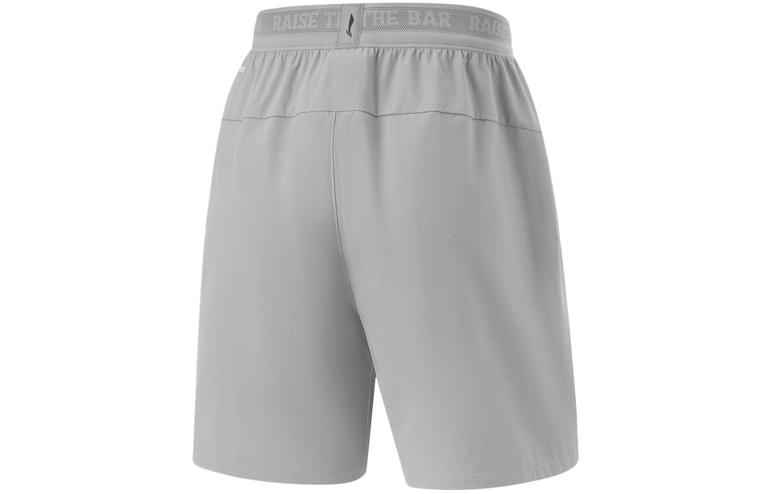 Li Ning Fitness Series Sports Shorts Men’s Shark Gray