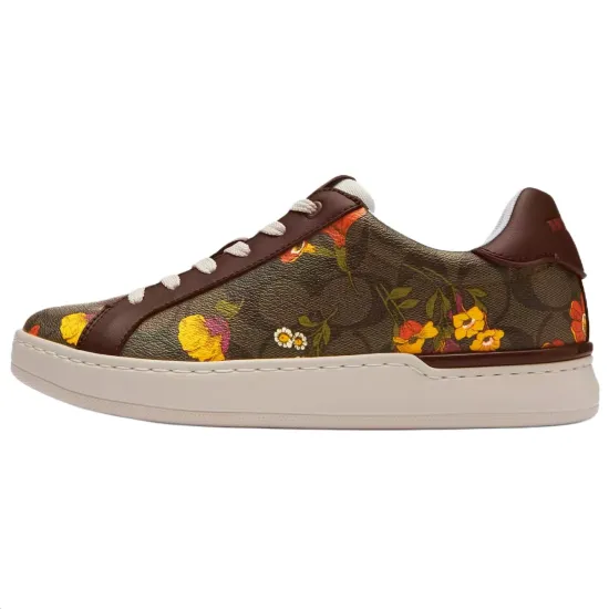 COACH Skateboard Shoes Women's Low-Top Brown