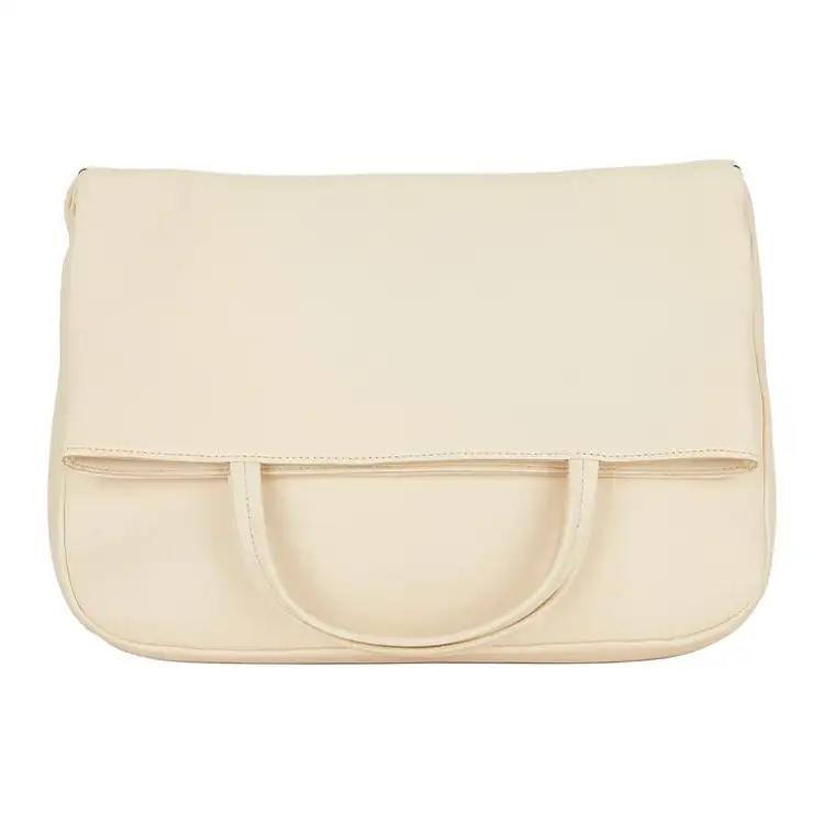 THE ROW Cow Leather Tote Bag, Shopping Bag, Handbag Regular Women's Beige