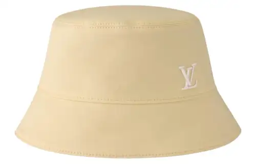 LOUIS VUITTON Cotton Bucket Hats Unisex Beige