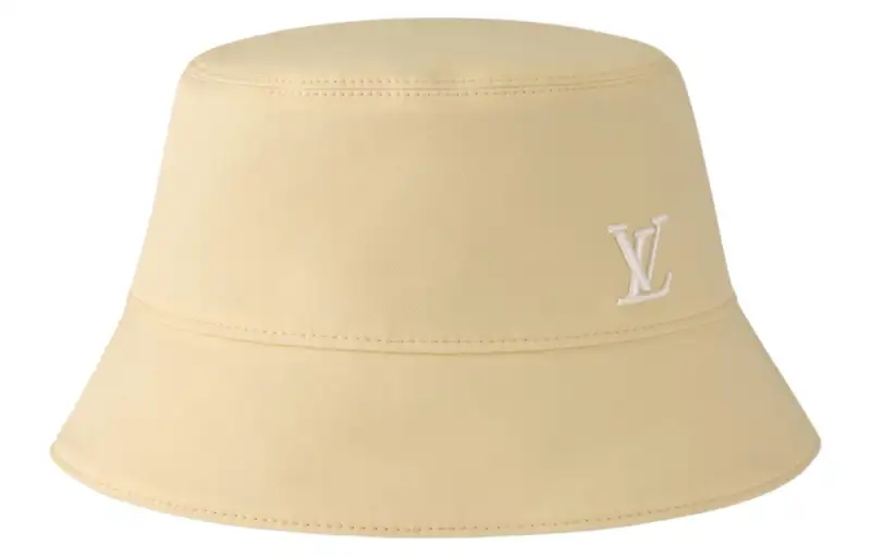 LOUIS VUITTON Cotton Bucket Hats Unisex Beige
