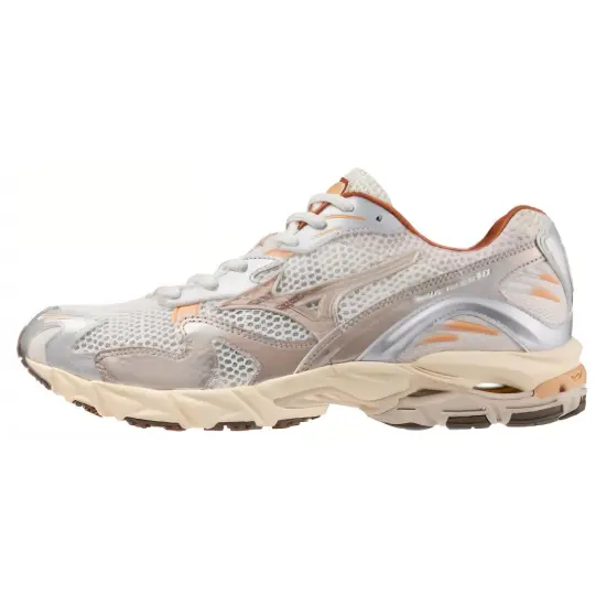 Mizuno Wave Rider 10 White Silver Orange