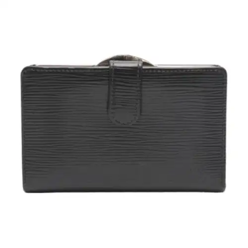 LOUIS VUITTON Epi Leather Wallet Regular Unisex Black