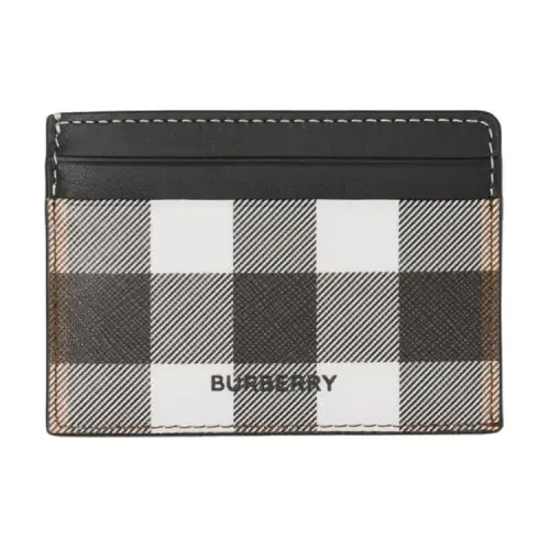 Burberry Cotton Card Holder Men's Brown
