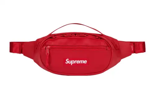Supreme Cow Leather Crossbody Bag, Sling Bag, Fanny Pack Regular Unisex Red