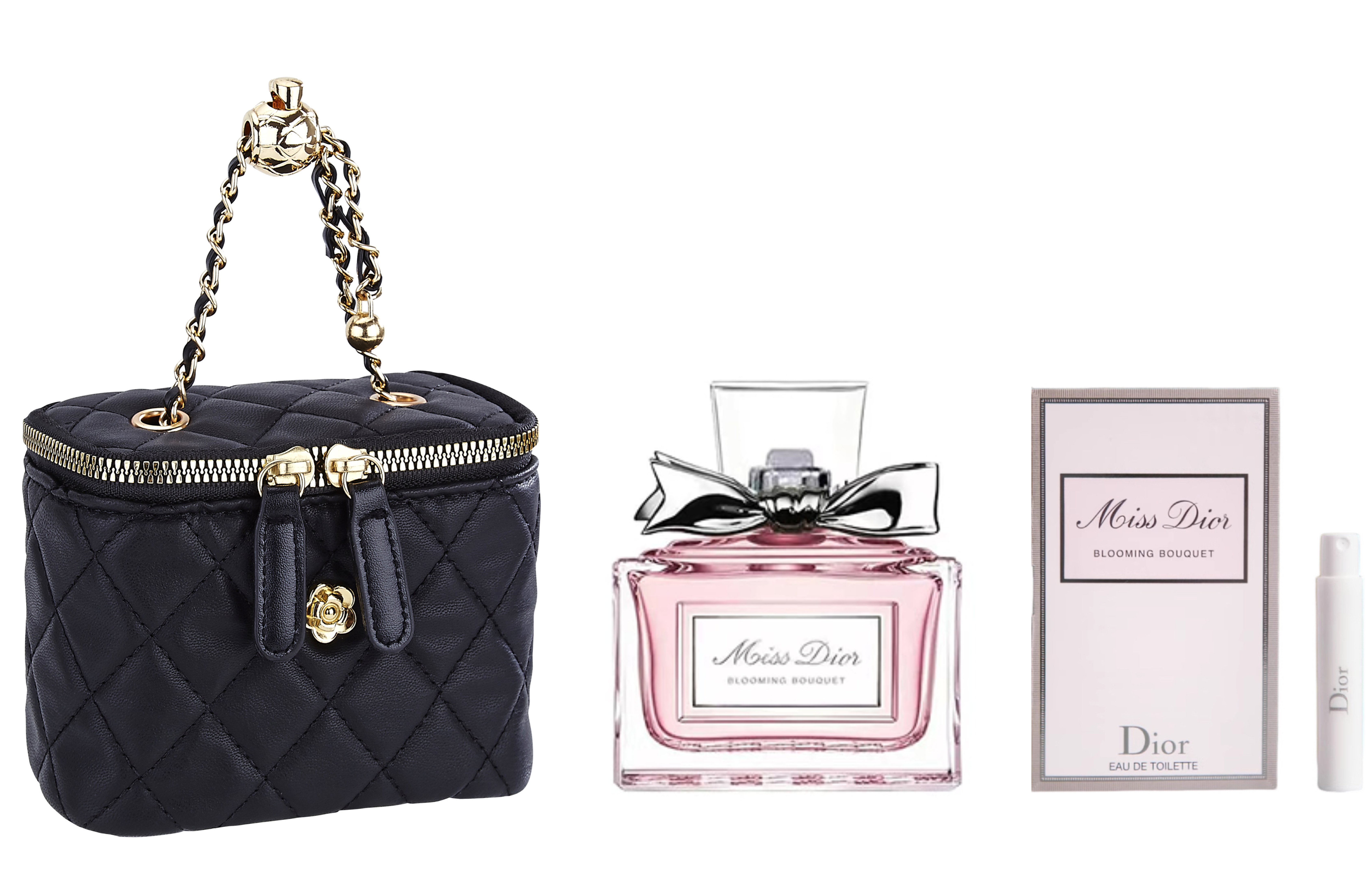 DIOR Perfume, floral lemon set contains rose, chain bag, white musk, Birthday gift