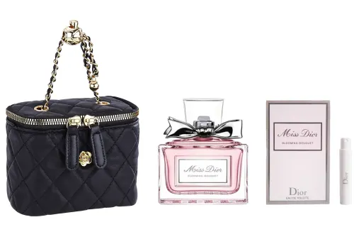 DIOR Floral Sweetheart Chain Bag