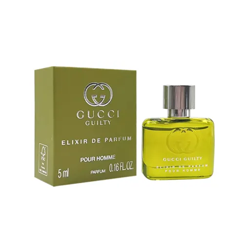 GUCCI Sample Set, Sinful Aroma Men's, Perfume Sample Kit, Amber Scent Parfum Eau De Parfum 5ml