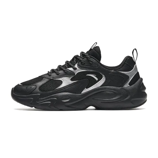 ANTA Chunky Sneakers Men Low-Top Black