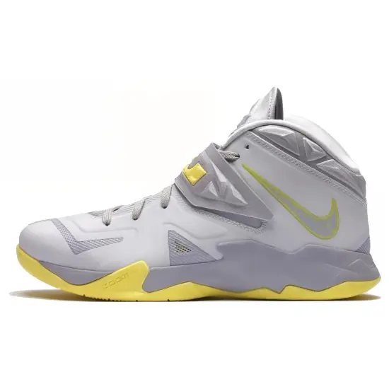Nike Zoom Soldier 7 Basketball Shoes Men High-top Yellow