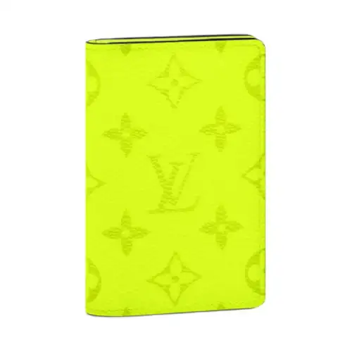 LOUIS VUITTON Pocket Organizer Neon Yellow