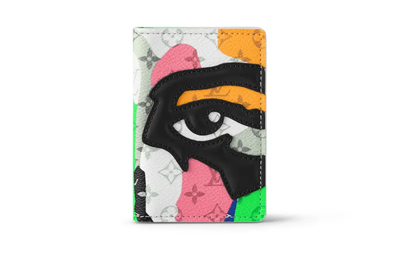 LOUIS VUITTON Pocket Organizer Multicolor White