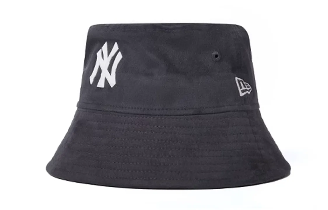 New Era Polyester, Elastane Bucket Hats Unisex Dark Gray