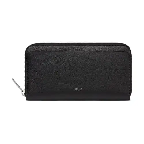 DIOR Calfskin Wallet Men's Black