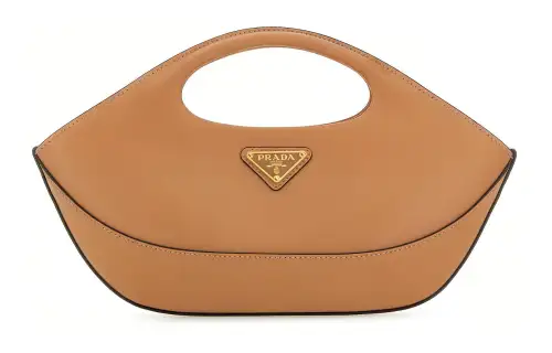 PRADA Leather Shoulder Bag, Crossbody Bag, Handbag Women's Brown