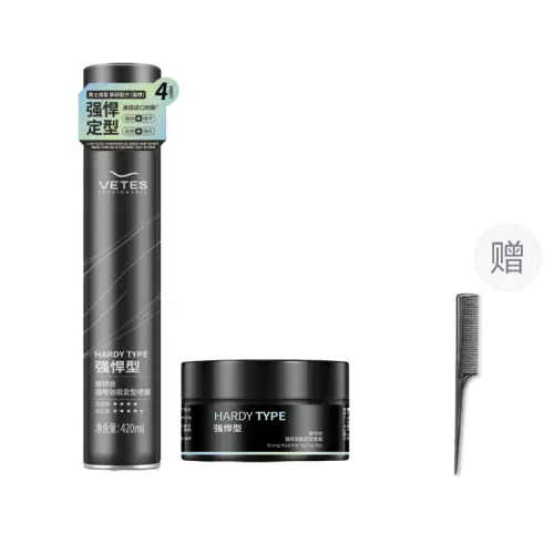 Hair spray, wax, refreshing set, long-term effect, adds volume, 420 ml