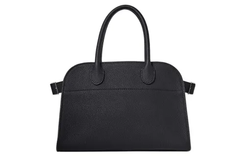 THE ROW Soft Margau Cow Leather One Shoulder Handbag Regular Women's Black