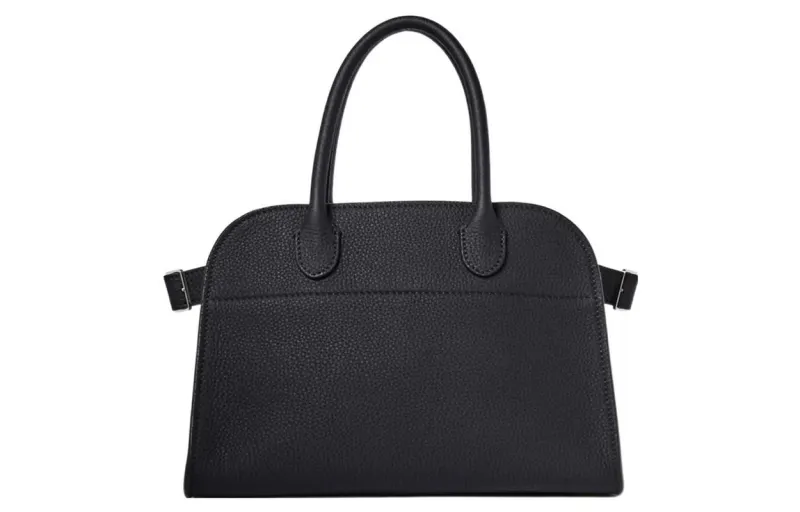 THE ROW Soft Margau Cow Leather One Shoulder Handbag Regular Women's Black