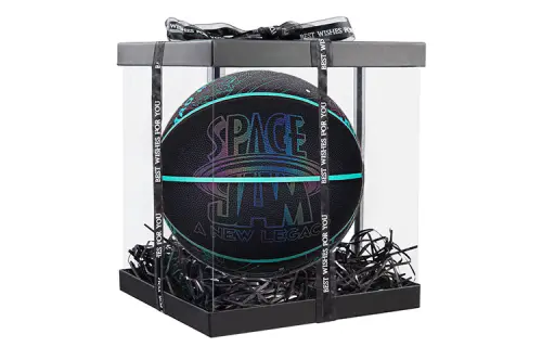 SPALDING Spalding joint series PU basketball anti-slip black size 7 training for men and women
