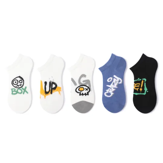 Primeet Ankle Socks Spring Summer Men's 5 Pack