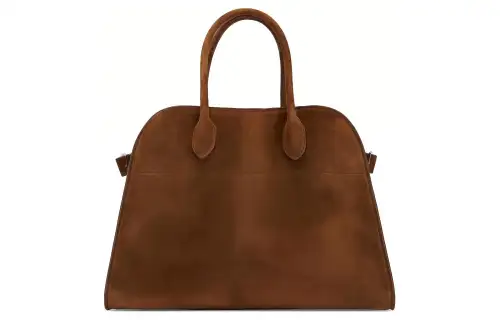 THE ROW Suede Shoulder Bag, Crossbody Bag, Handbag Regular Women's Desert