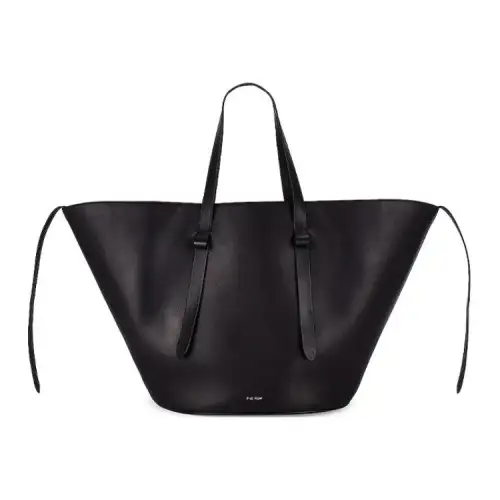 THE ROW Leather Handbag Regular Women's Black