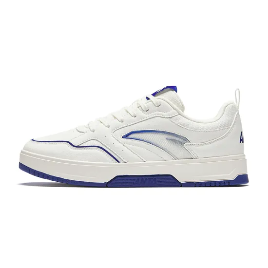 Anta Lightweight White Sneakers Height Increasing Lightweight Low-Top Skateboard Shoes Men's Sky Blue