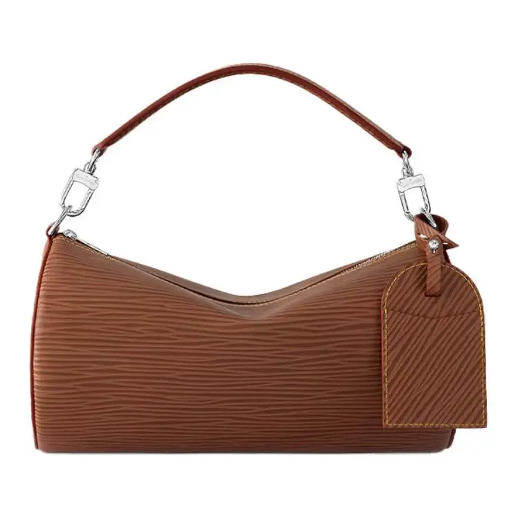 LOUIS VUITTON Soft Polochon Mm Cognac